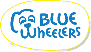 Blue wheelers logo with transparent background